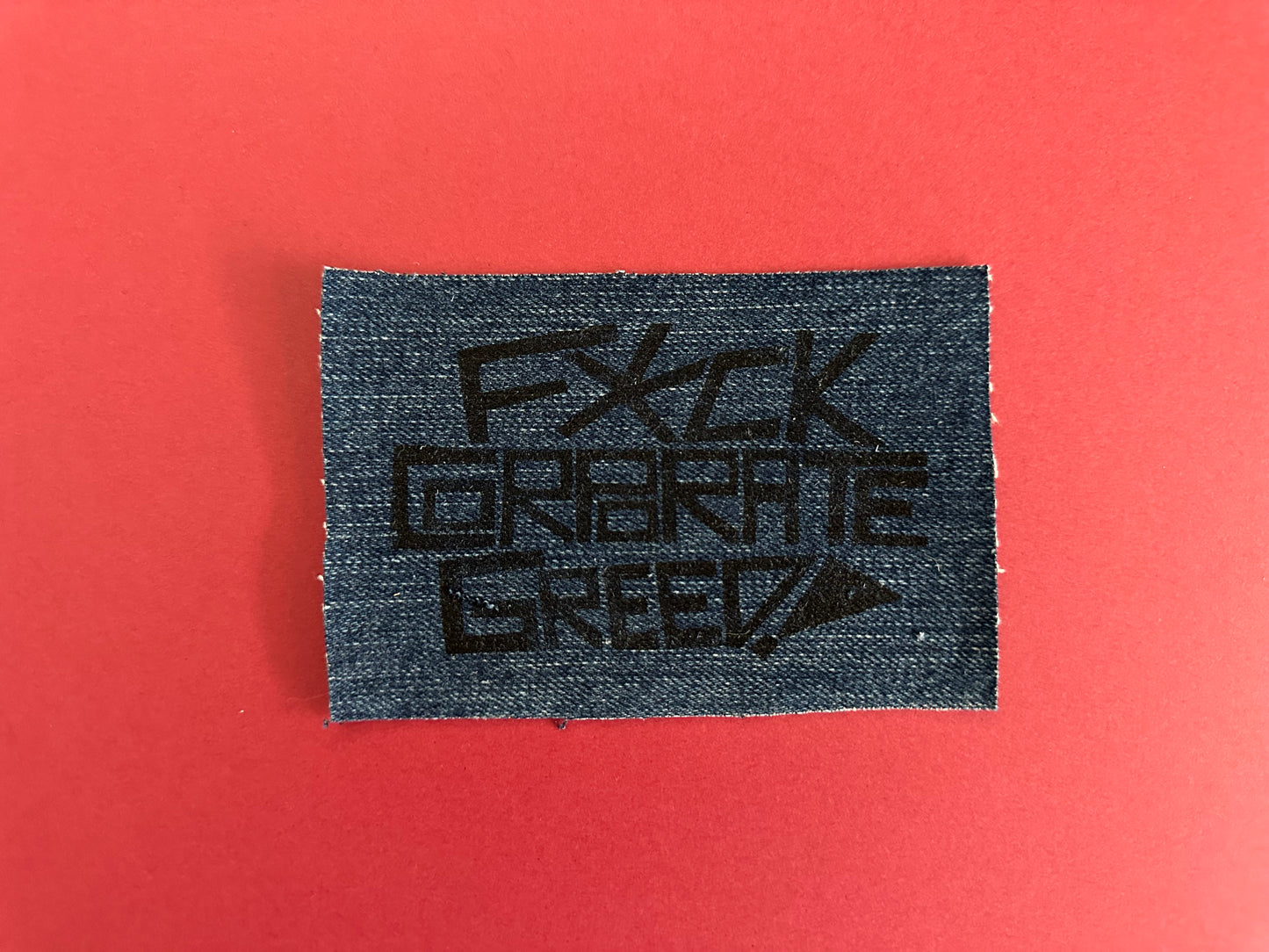 F Corporate Greed! Patch