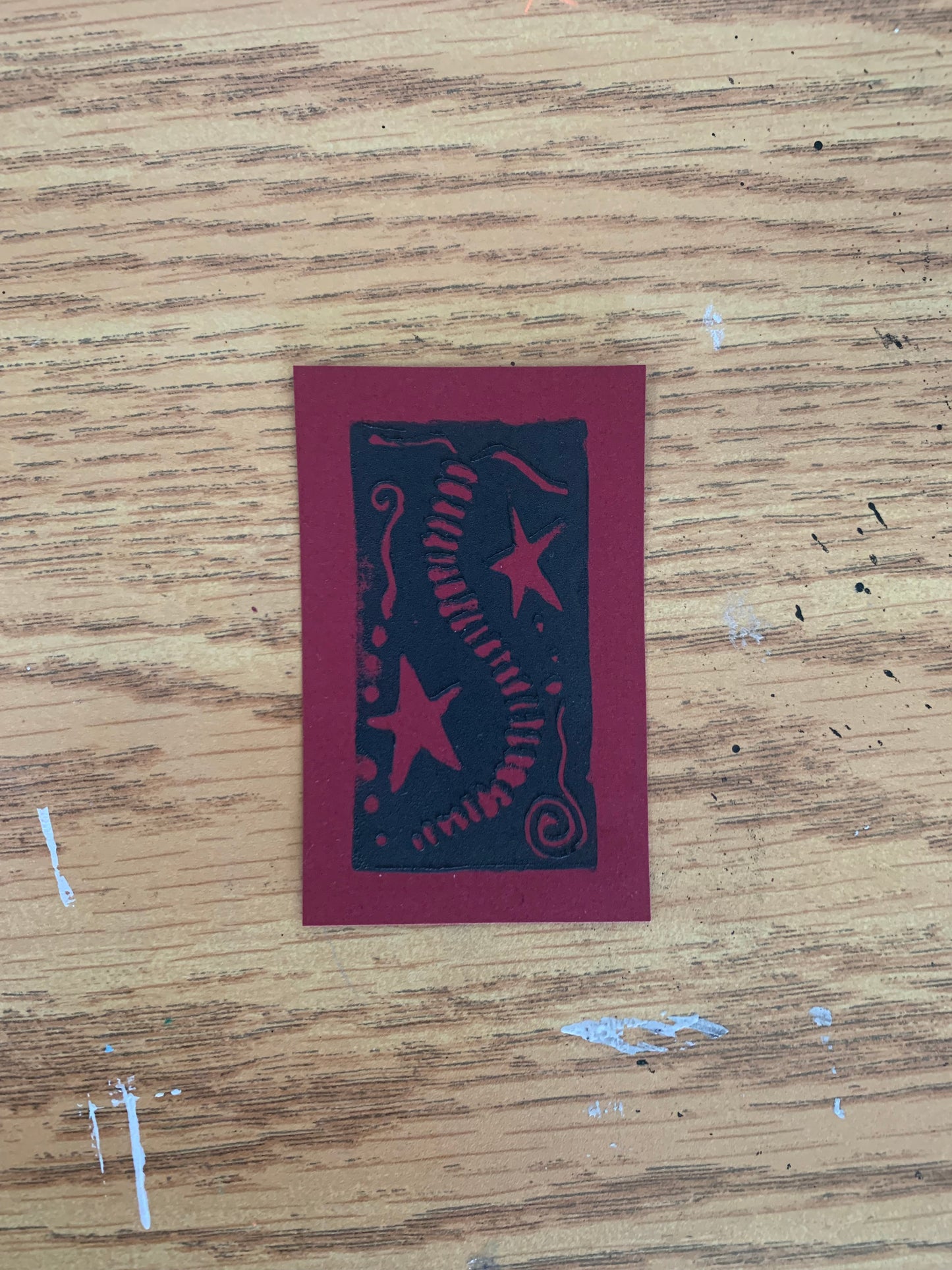 Centipede Star Print