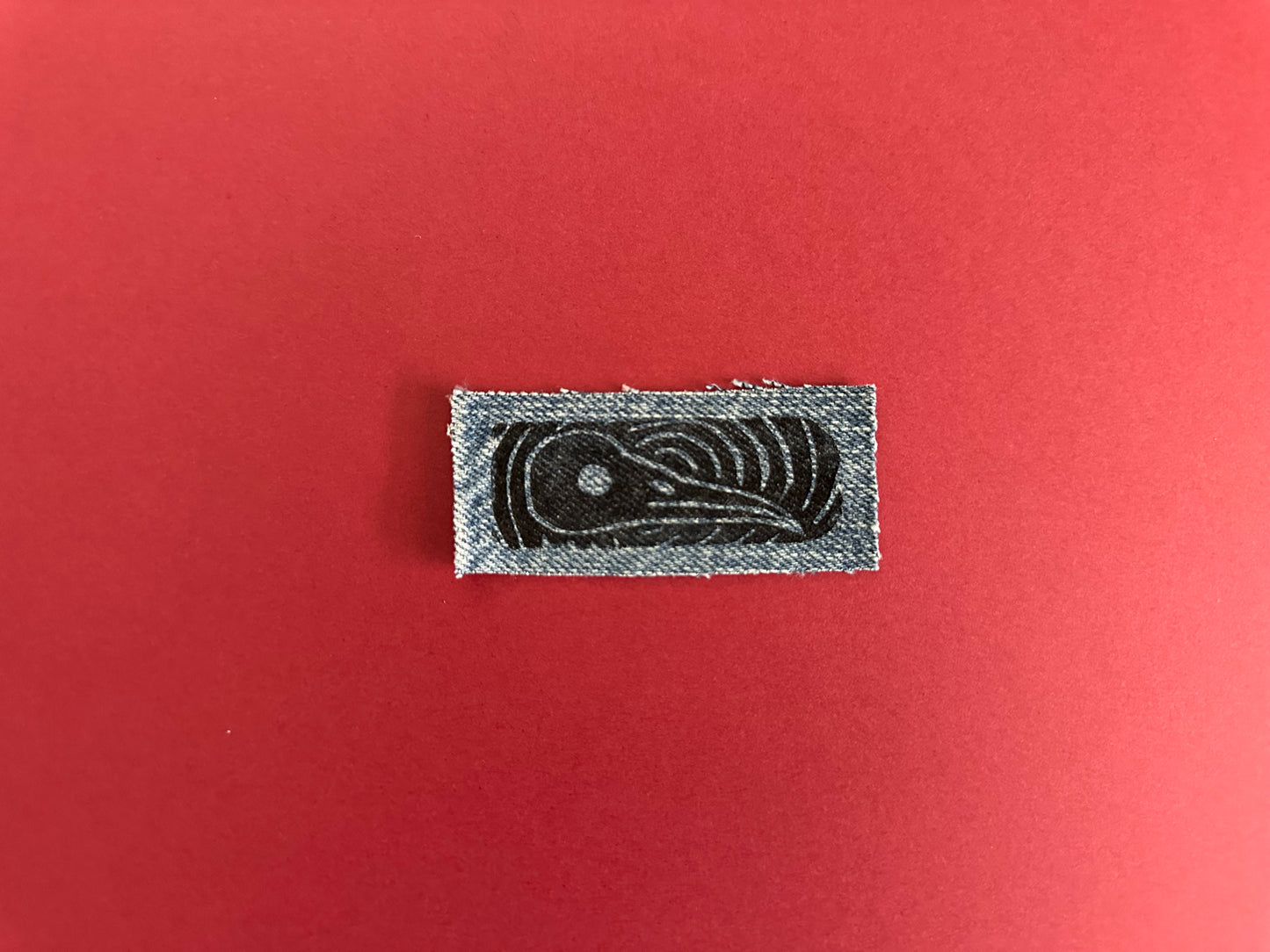 Bird Skull Mini Patch