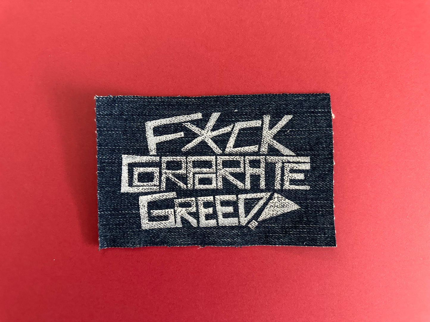 F Corporate Greed! Patch
