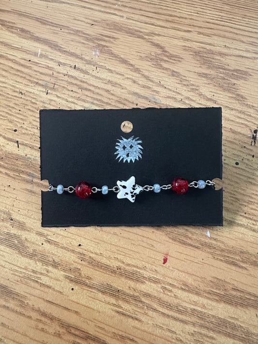 Red and black Star Bracelet