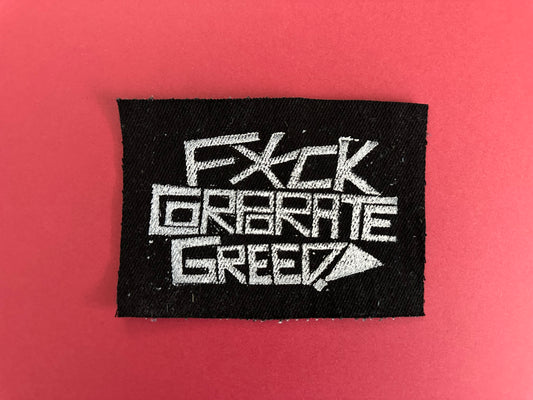 F Corporate Greed! Patch