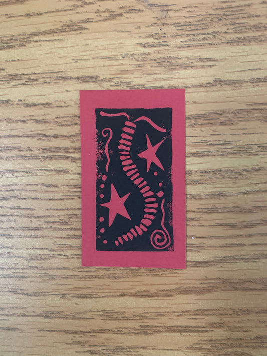 Centipede Star Print